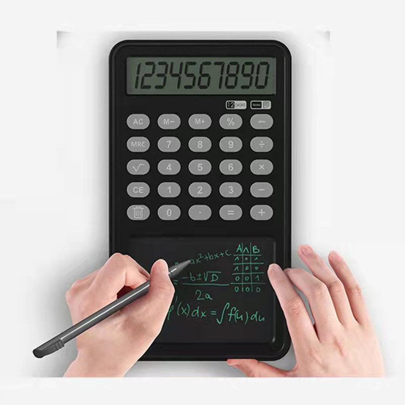 Calculator Handwriting Board LCD Display Writing Multifunctional Computer Office Graffiti Electronic Writing Drawing Board