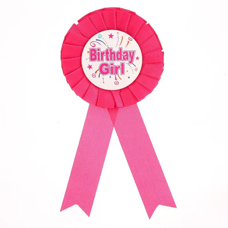 Birthday Girl Badge Birthday Boy Badge Birthday Party Supplies