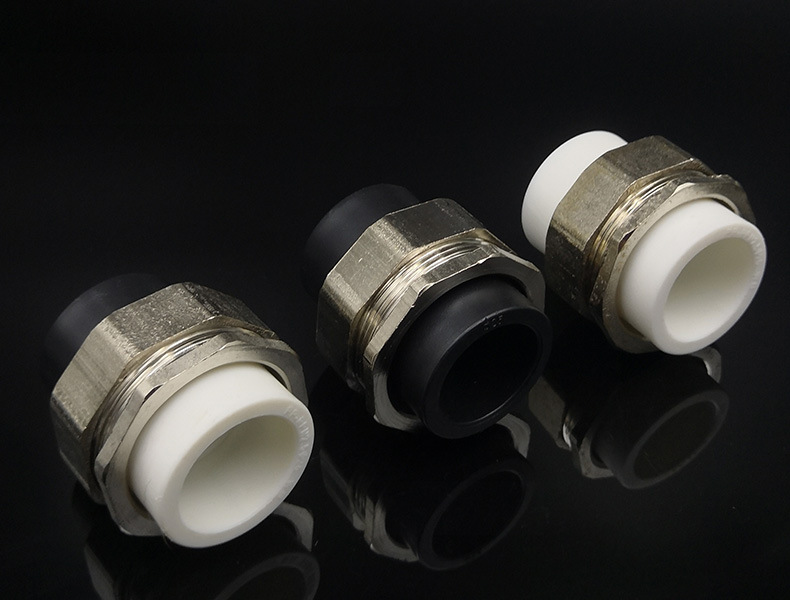 立勤ppr/pe双头活接/ppr转pe双头活接规格20-110