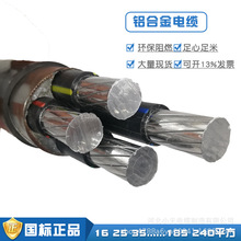 国标低烟无卤耐火铝合金电缆WDZN-YJLHY3+1/3+2/5芯16/25-300平方