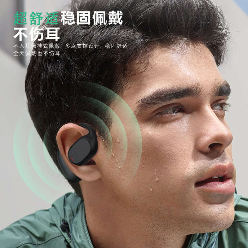 Wireless Ear Hook Headset Bluetooth Bone Conduction Non in-Ear Sports Can't Get Rid of High Sound Quality Bluetooth Headset Wholesale