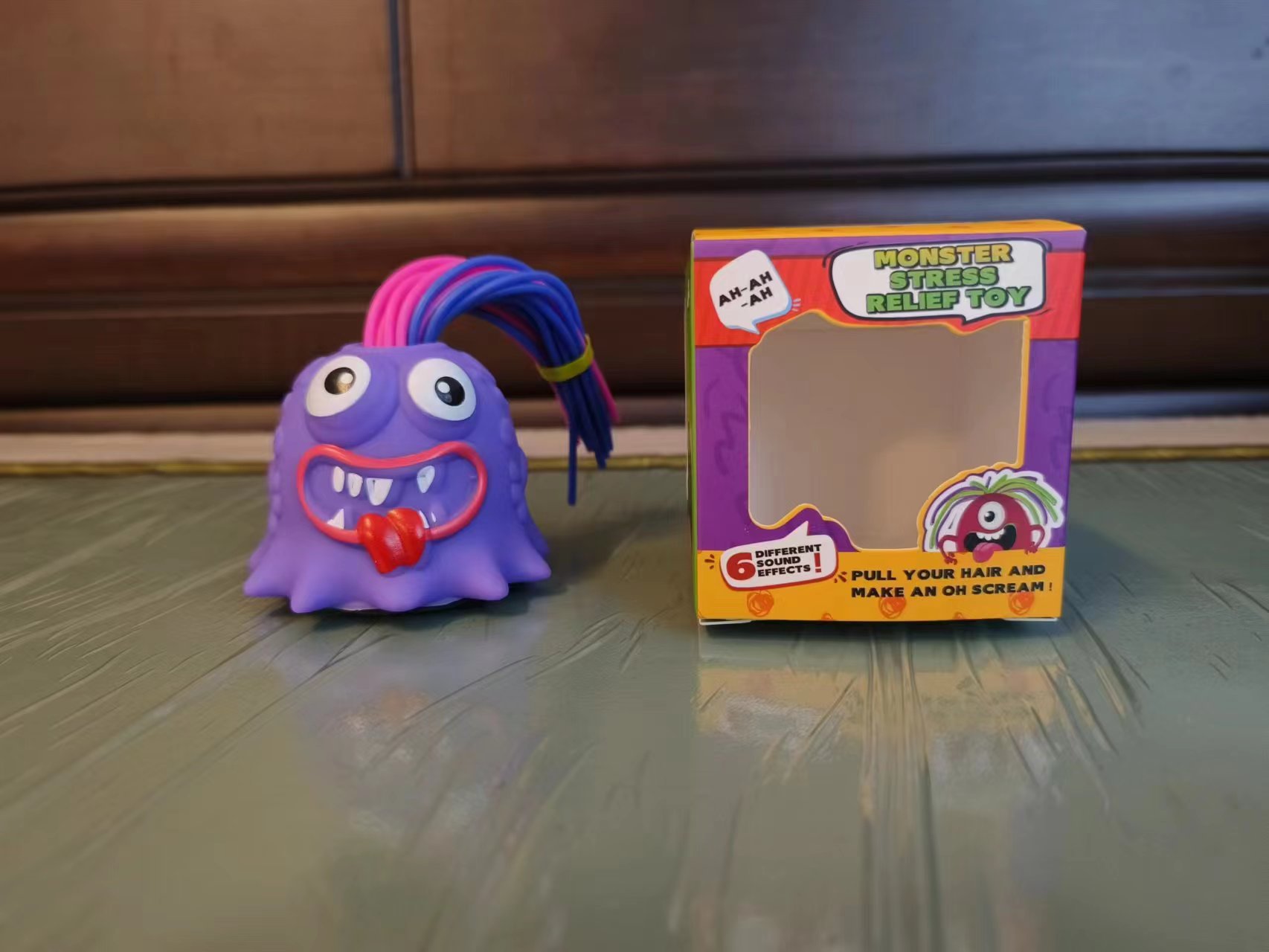 Hair Pulling Will Call Little Monster Stress Relief New Exotic Children's Educational Toys Scream Little Monster Manufacturer