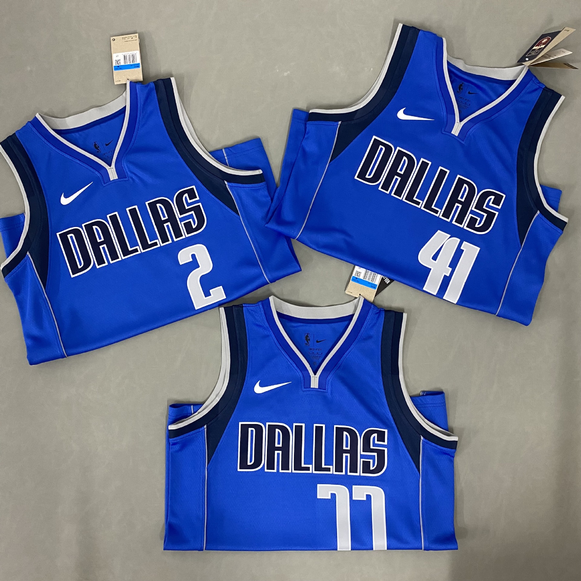 23赛季 独行侠 客场蓝色77号东契奇41号 诺维斯基11号欧文nba球衣