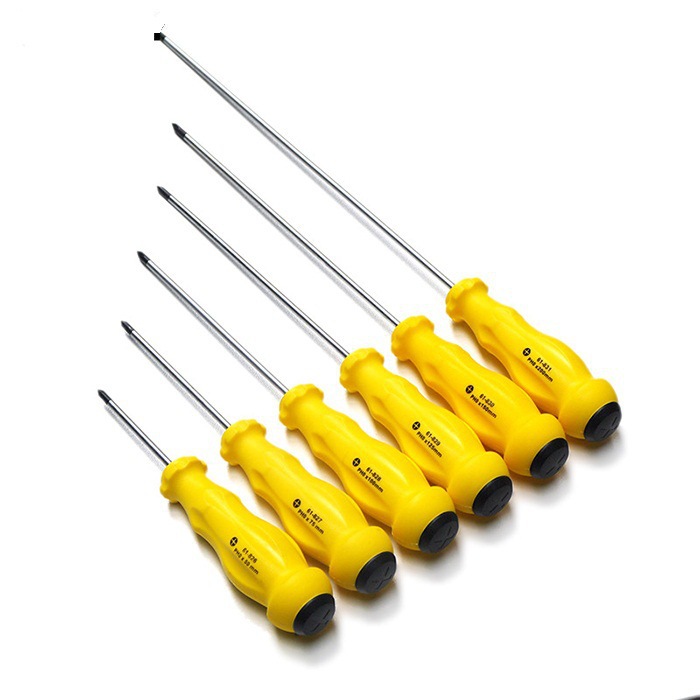 正品stanley史丹利61-829-23塑柄十字螺丝批系列s-2合金钢螺丝刀