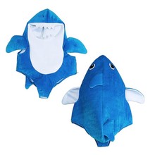 万圣节服装可爱婴儿童鲨鱼宝宝角色扮演服幼儿园节日表演舞台装