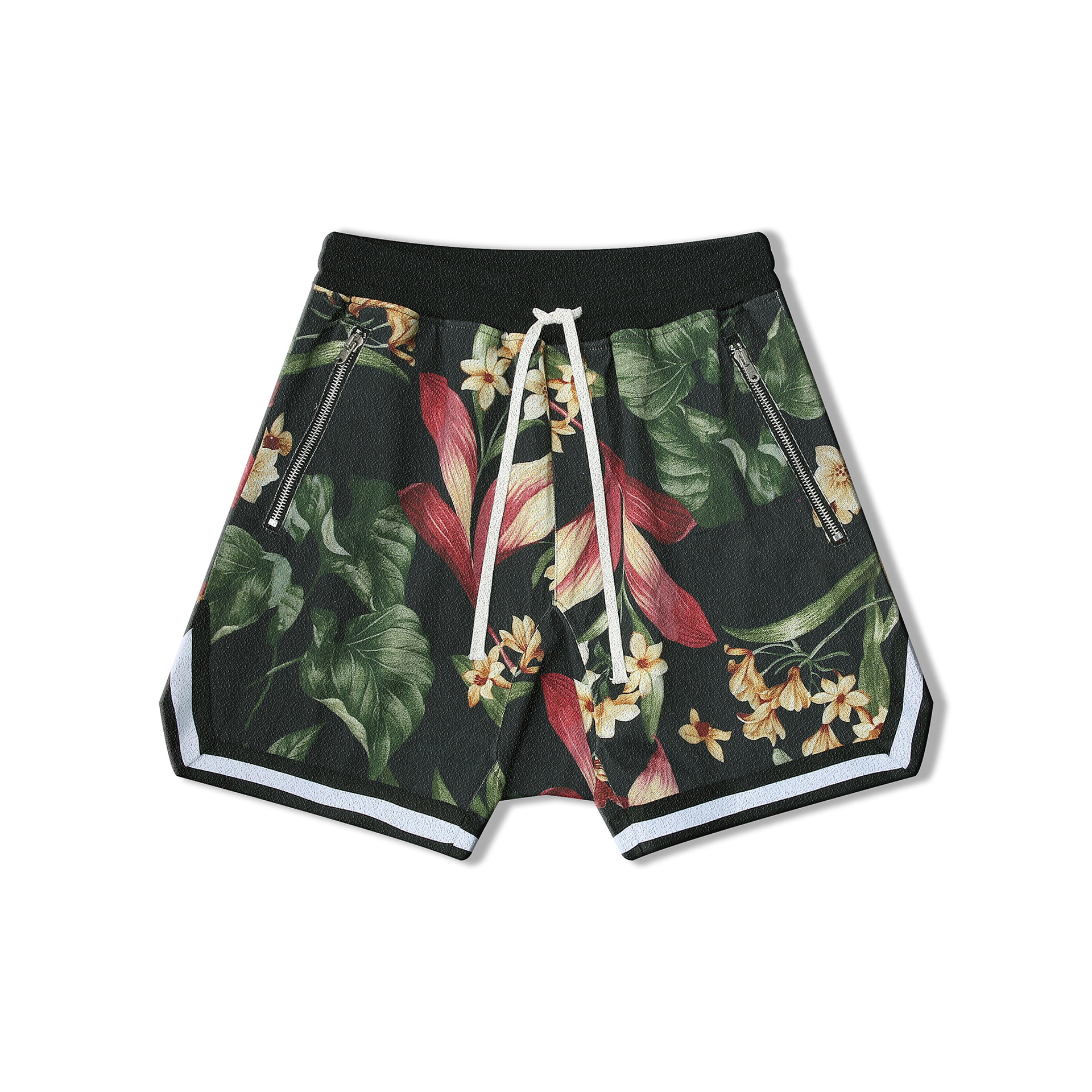 fear of god第五季主线限定fog沙滩短裤度假花卉五分裤子高街棉麻