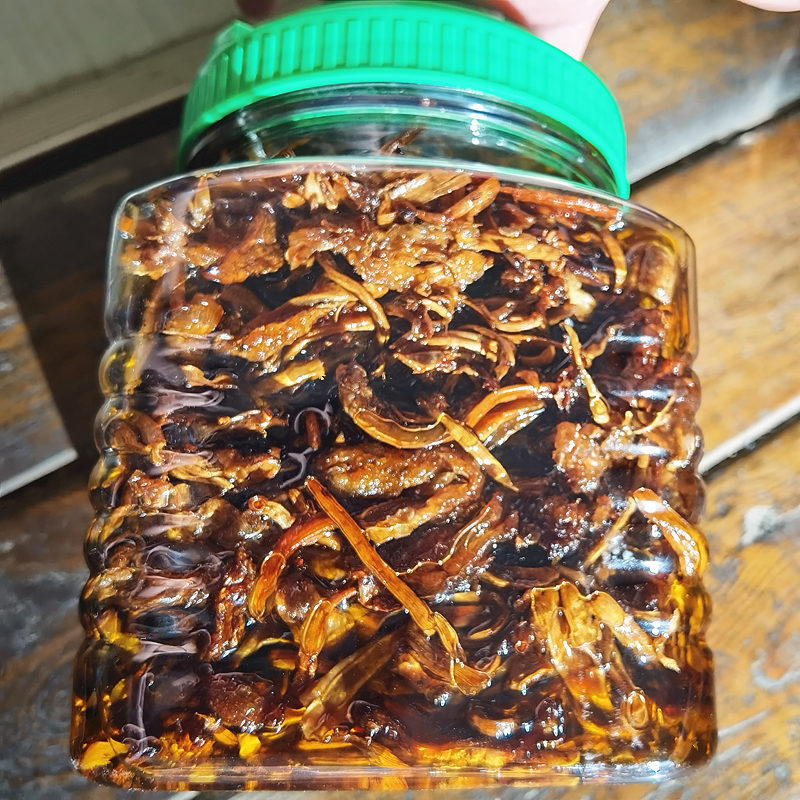 野生鸡枞油1000克云南特产新鲜鸡棕菌油鸡枞下饭菜拌面调料