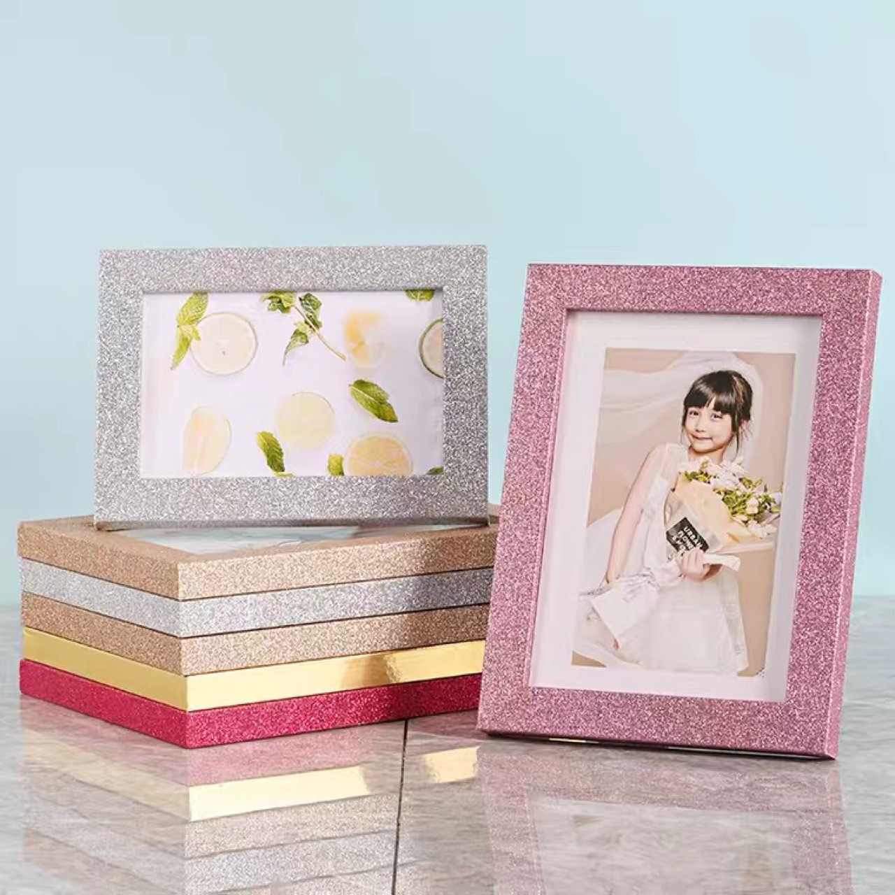 Solid Wood Wall-Mounted Photo Frame Special Offer Decoration 5-Inch 6-Inch 7-Inch A4 Creative Combination Children's Photo Frame Simple Picture Frame