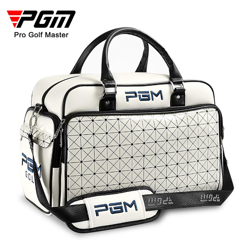 PGM Golf Clothing Bag Fashion Sling Bag in a Jacket Loy Waterproof Pu Ball Bag Large Capacity Independent Shoe Bag Factory Direct Sales