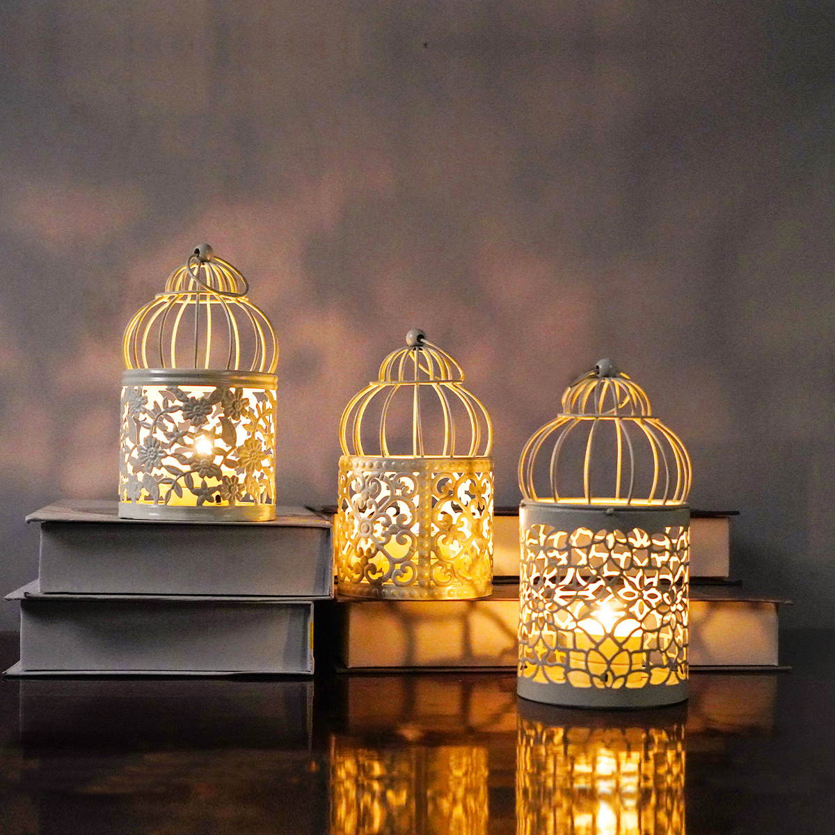 foreign trade exclusive products metal iron art birdcage candlestick wedding props layout ornaments handmade crafts gifts