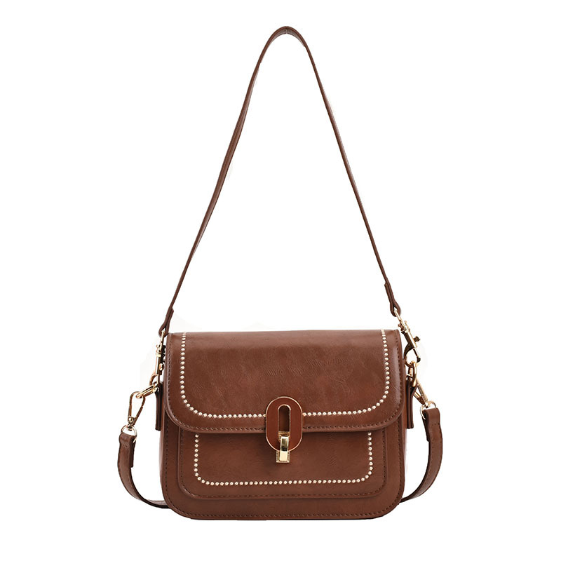 Fall 2022 New Fashion Trendy Shoulder Bag Simple Casual Underarm Bag Simple Solid Color Crossbody Bag Small Square Bag