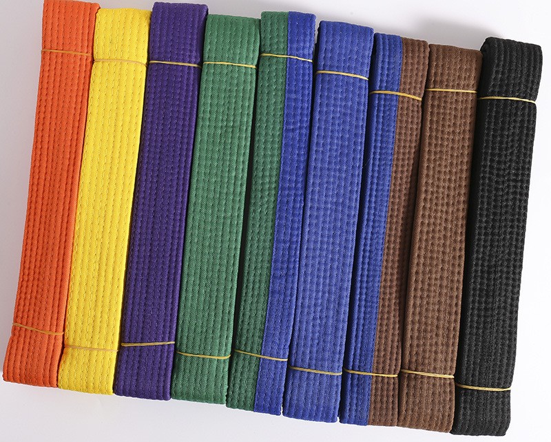 跆拳道空手道比赛升级带样品学生带教练带样品-阿里巴巴