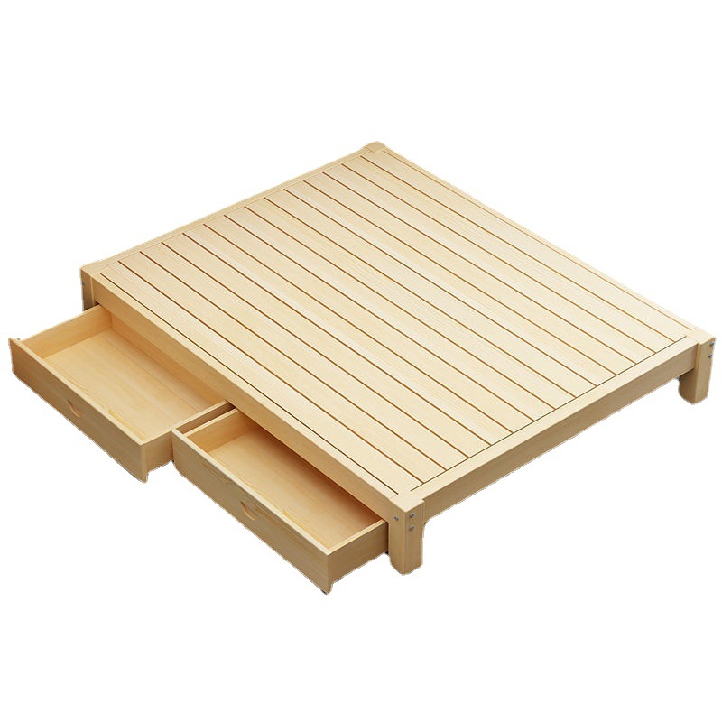 榻榻米床板床架实木双人床简约矮床单人床无靠背无床头床架