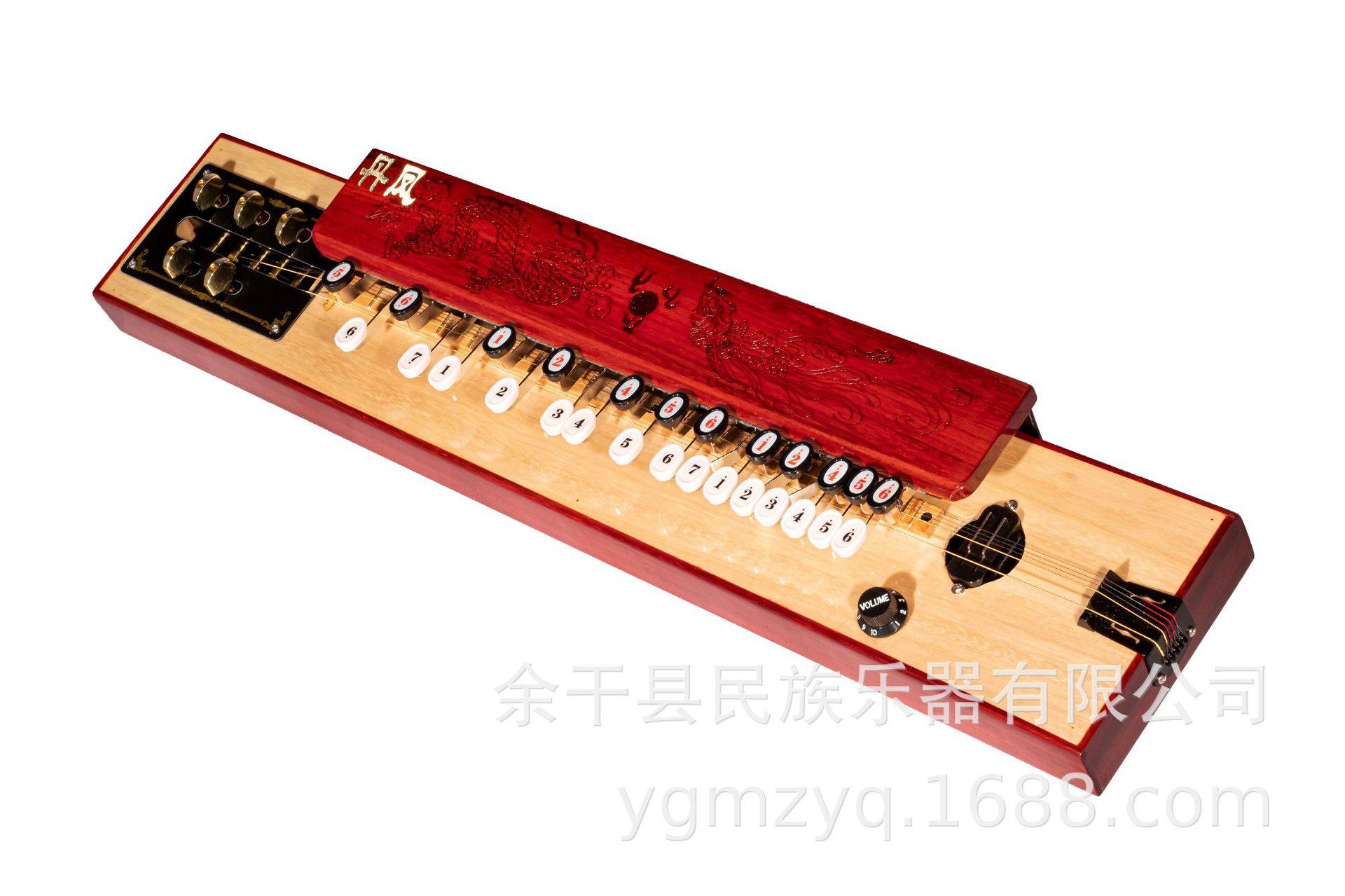 厂家零售批发丹凤牌清水电声大正琴 凤凰琴