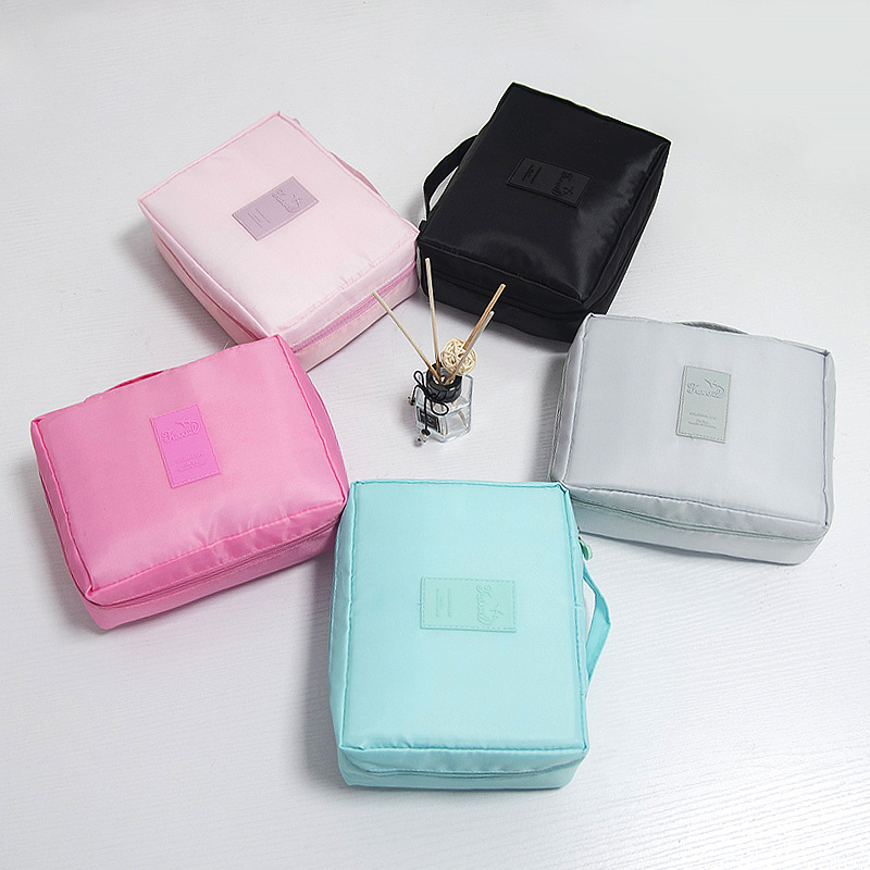 Storage Cosmetic Bag Portable Large Capacity Storage Bag Multi-Compartment Travel Toiletry Bag