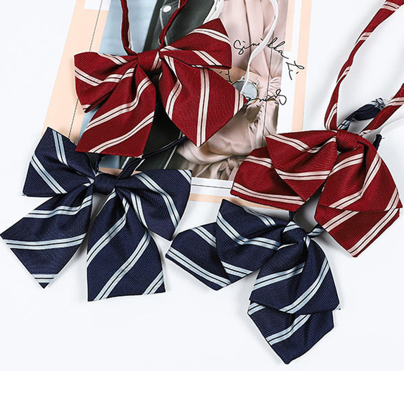 宋小侠 现货 赤金绀银jk制服领结 校园演出活动衬衫条纹领花-阿里巴巴