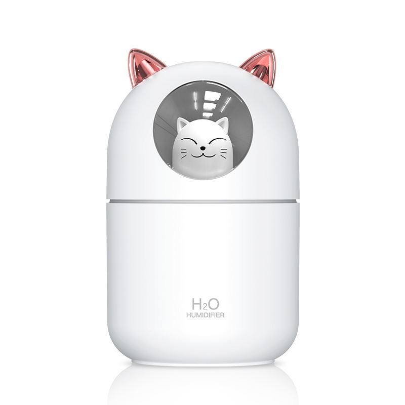 Cute Pet Humidifier Small Household Silent Bedroom Dormitory Students Office Desk Surface Panel Rechargeable Aromatherapy Gift