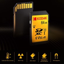 Kodak sd card 64GB memory card 128gb SDXC U3 V30 carte sd fo