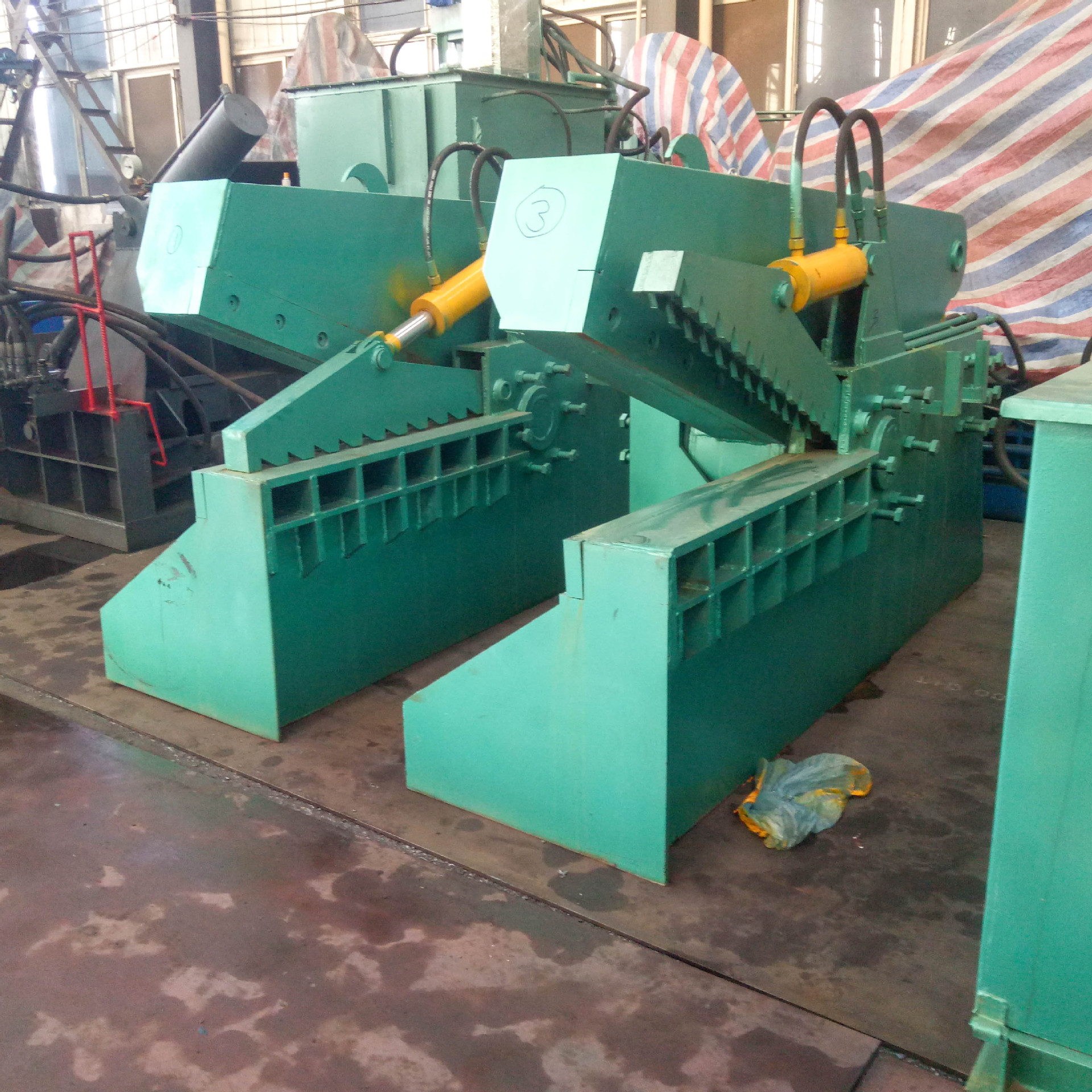 0成交1台400吨龙门虎头剪铁机 大型废钢剪切切断设备 重型