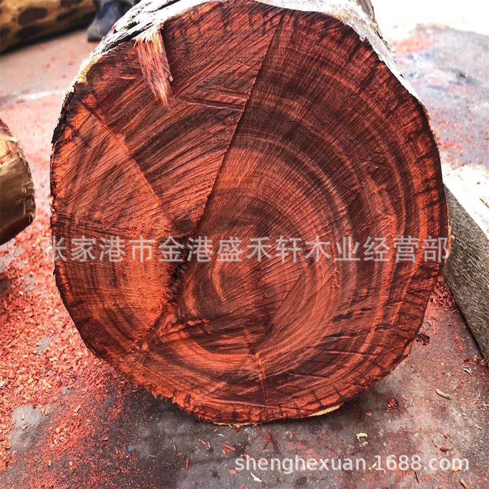 非洲血檀原木 赞比亚血檀高油小叶紫檀刚果血檀坦桑尼亚血檀板材