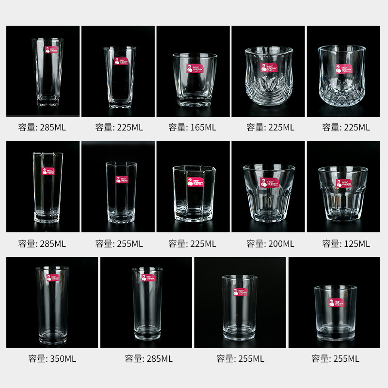 Factory Wholesale Glass Cup Bar Household Drinking Water Beer Steins Simple Style Various Styles Wholesale