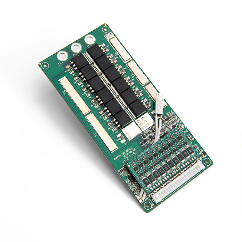 百维17串60v锂电池保护板同口独立均衡30a-50a外卖车电池20串72v