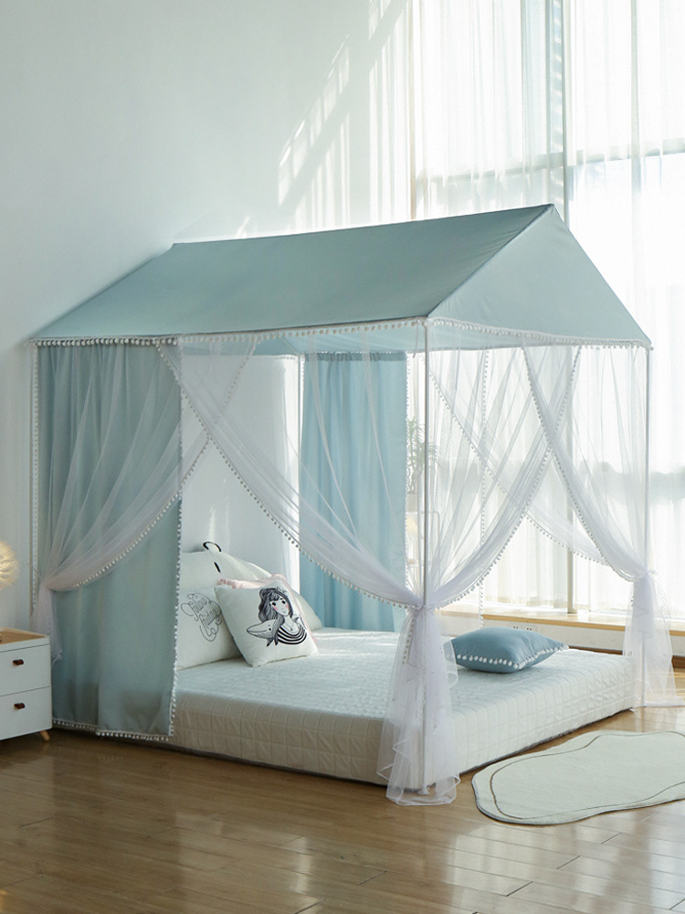 新款家用卧室落地蚊帐 儿童床公主蚊帐 男孩房帐篷床帘蚊帐-阿里巴巴