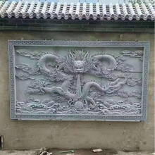 石雕壁画 浮雕壁画 汉白玉浮雕照壁 寺庙装饰石雕壁画