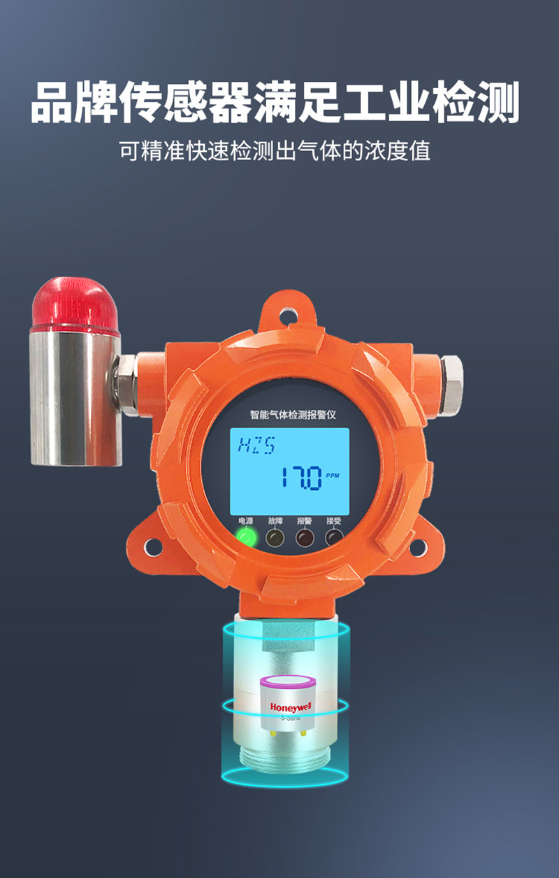 固定式气体检测仪工业用壁挂式防爆型臭氧可燃气体探测报警器批发