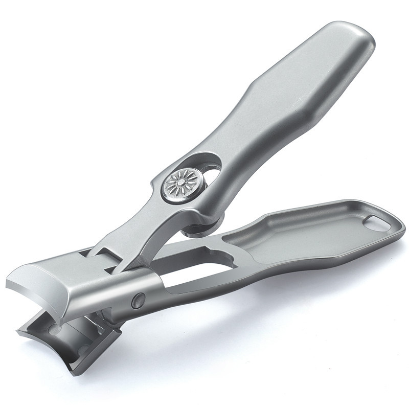 指甲刀德国大号防飞溅不锈钢大开口指甲剪单个套装便携修灰指甲钳