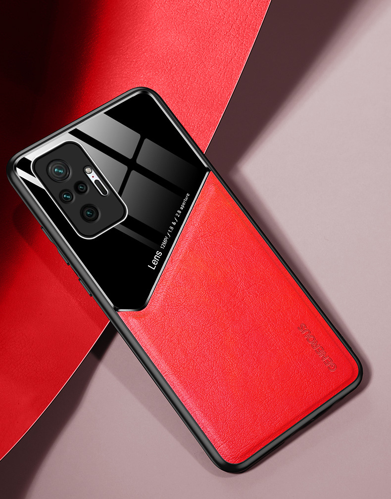 适用红米note10pro手机壳皮纹全包10promax硅胶软note10pro保护套