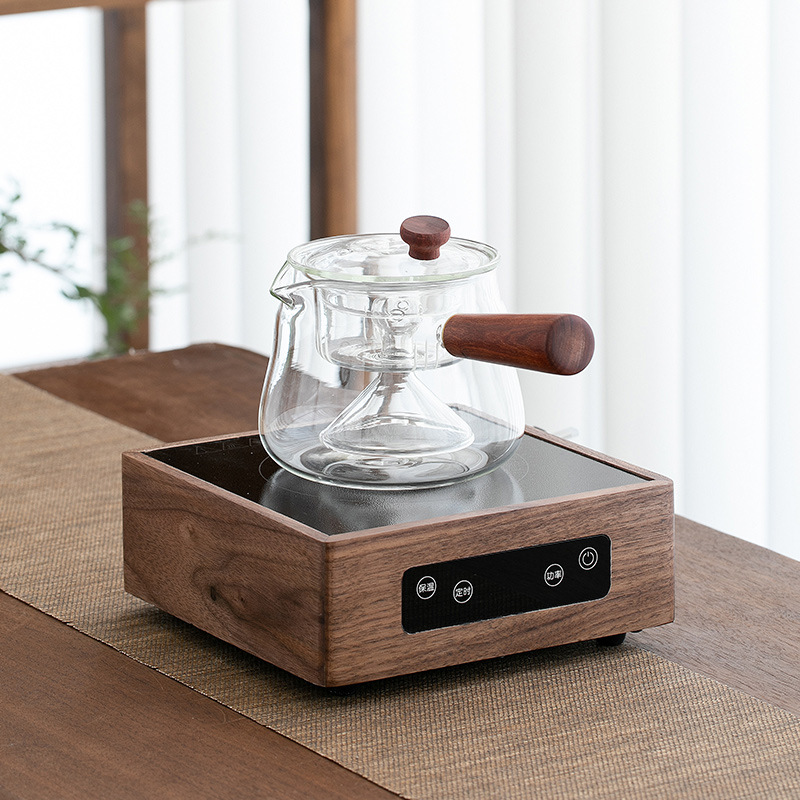 自动上水煮茶器套装玻璃煮茶壶办公室煮蒸茶器烧水壶家用电陶炉