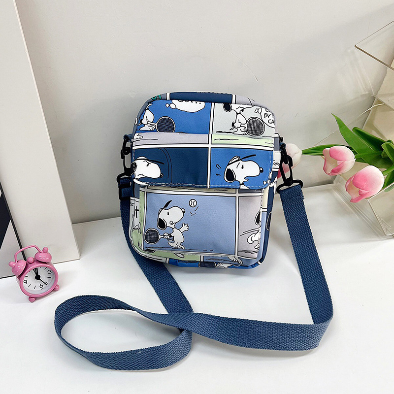 Small Graffiti Square Bag New Woman Bag Fashion Crossbody Messenger Bags Cross Border Wholesale Single Shoulder Bag for Woman Nylon Bags