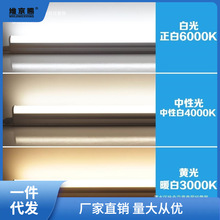 台湾110V T8一体化LED日光管100V 220V T8 LED灯管18WLED支架灯