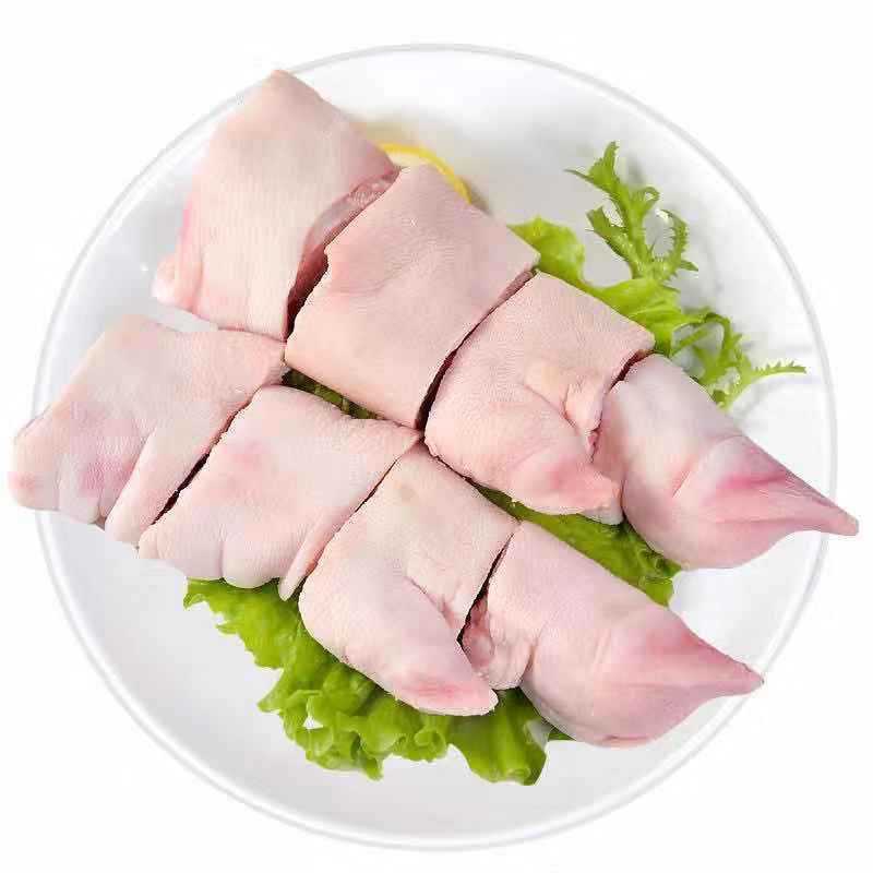 冷冻猪蹄批发新鲜带筋猪脚猪爪烧烤食材家用酱猪手整只猪肉类