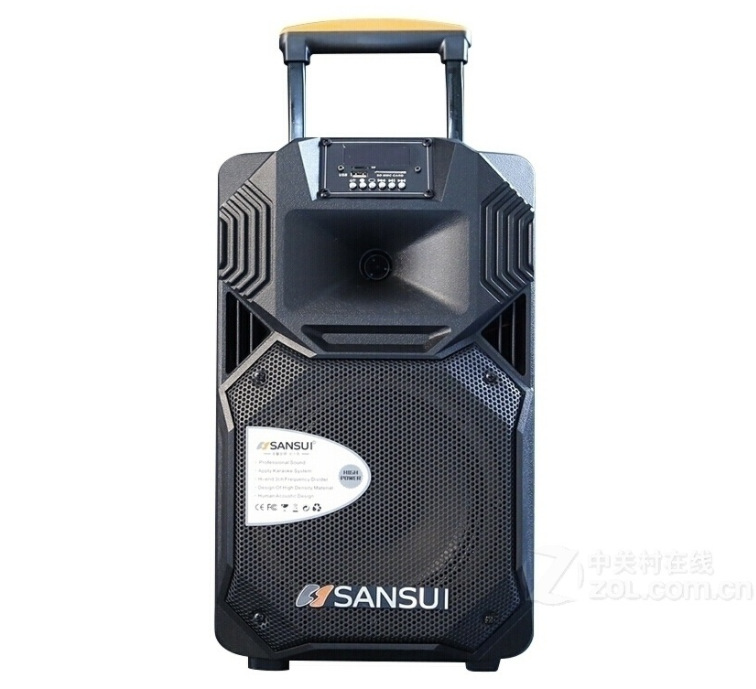 山水ss1-15寸广场舞音响户外演出移动吉他拉杆音箱大功率舞台