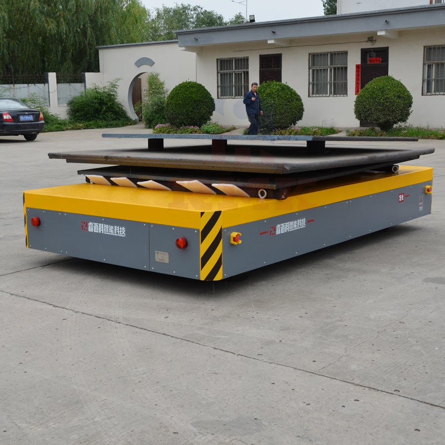 其他运输搬运设备今日价格行情查询-工件侧翻移动平板轨道车小车