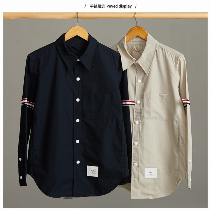 特不退换6789tb衬衫01款外套秋季新款宽松休闲洋气情侣装上衣长袖