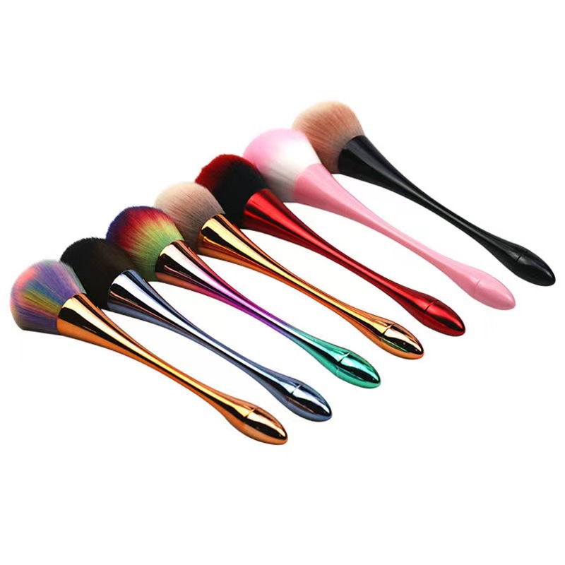 New Small Waist Makeup Brush Nail Art Dust Remover Powder Brush Blush Brush Beauty Tools Single Makeup Brush