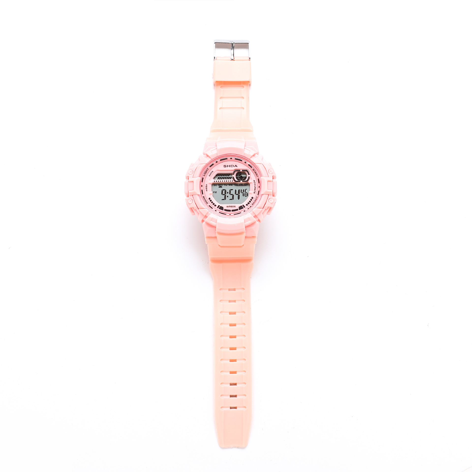 Factory Wholesale Children's Electronic Watch Youth Couple Fashion Sports Multi-Function Watch Macaron Color Matching Electronic Watch