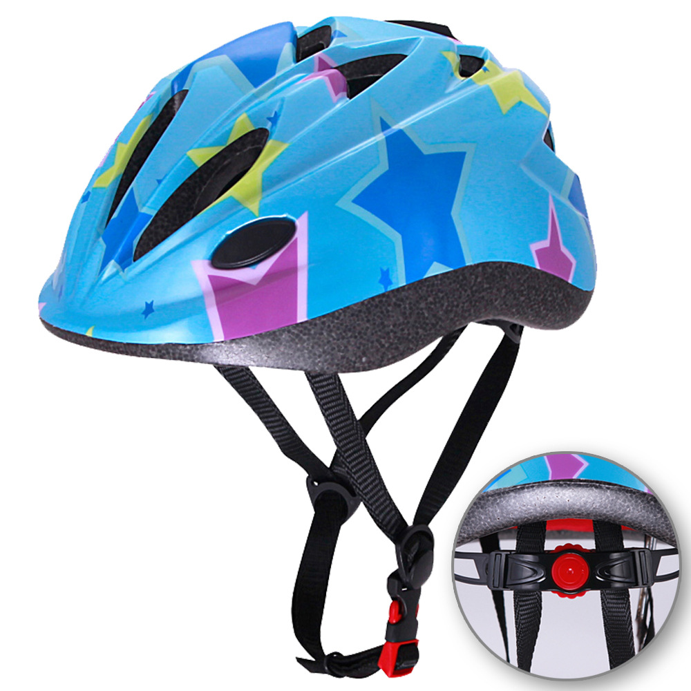 儿童轮滑头盔速滑平衡车溜冰鞋滑步板车头盔骑行护具安全帽可调节