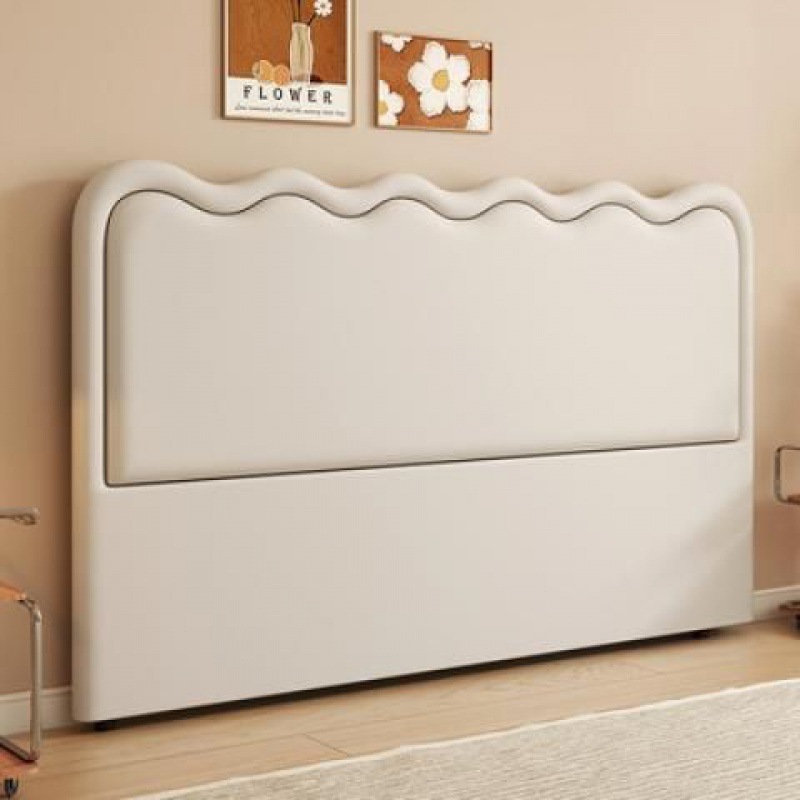 床头软包靠背新款简约现代1.8实木落地背板科技√1.