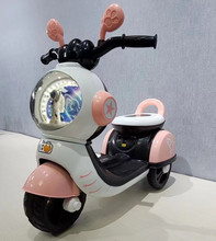新款儿童电动摩托车充电三轮车可坐人女男孩宝宝电瓶车小孩玩具车