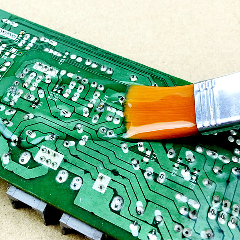 uv三防漆pcb电路板涂层披覆防水保护绝缘漆紫外光固化透明三防胶