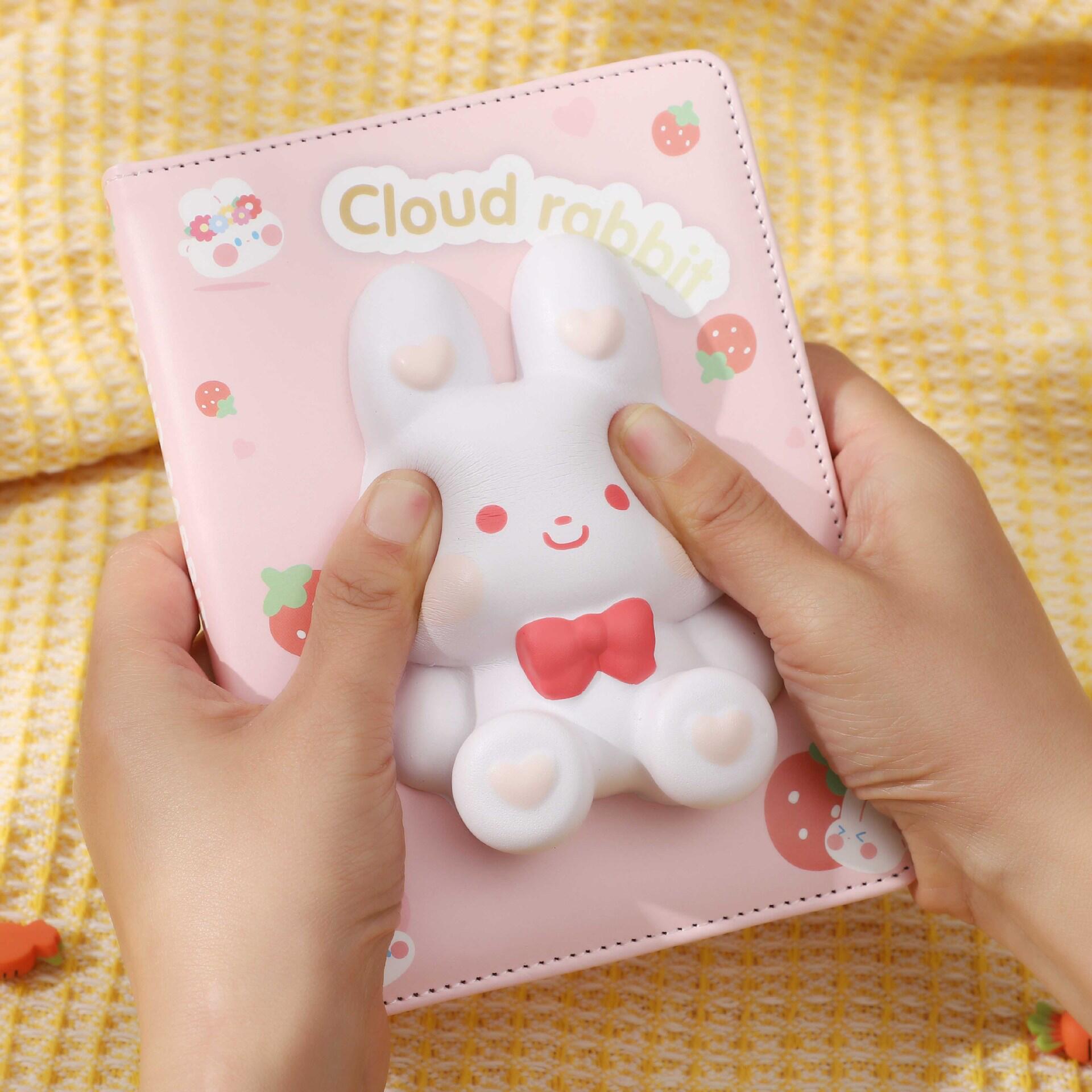 解压本减压笔记本学生超萌可爱少女心创意卡通手账本网红手帐套装