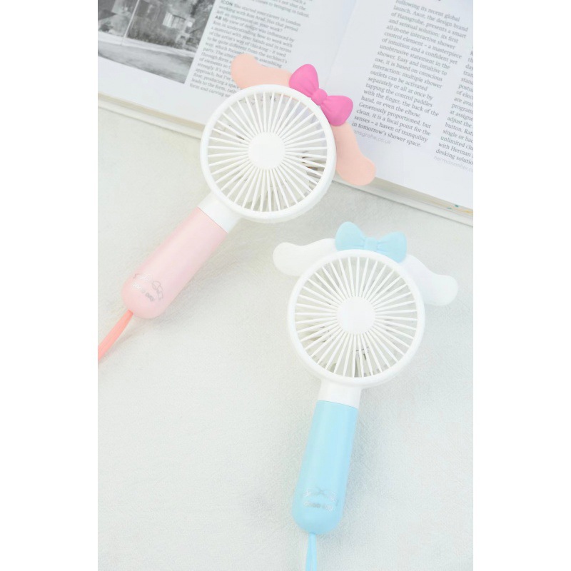 2024 Popular Cartoon Cute Creative New Mini Little Fan USB Portable Charging Interface Fan Wholesale