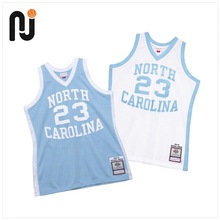 MN热压复古球衣: NACC 北卡大学 23号篮球服 厂家批发 一件代发