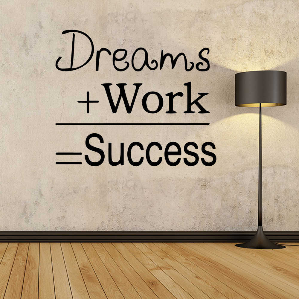 梦想卧室墙贴图片