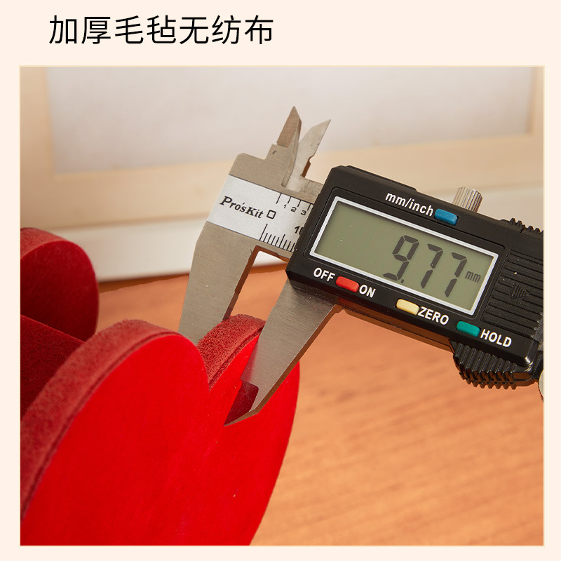 Wedding Chinese Character Xi Decoration Three-Dimensional Women's Party Wedding Room Layout Suit Wedding Decoration Living Room Dining Table Bedside Festive Dress up