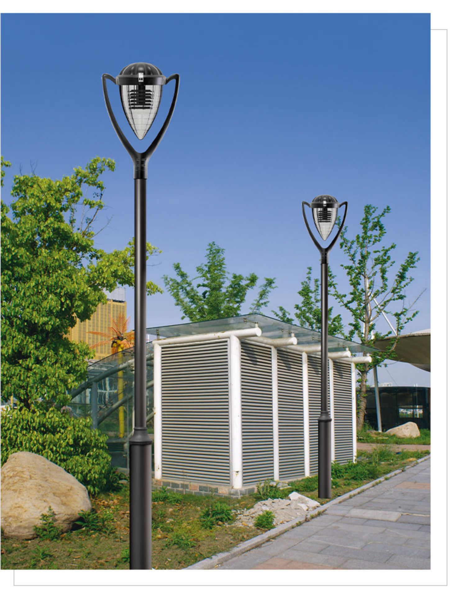 户外3米3.5米路灯 公园景区厂区绿化景观灯 别墅小区欧式庭院灯